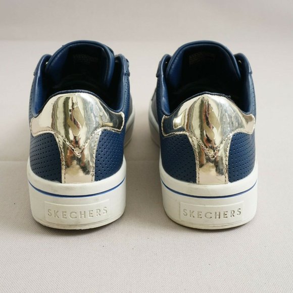 Skechers Women’s Hi-Lite Perf-Ect Leather Sneakers Size 8.5 - Picture 5 of 8